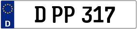 Truck License Plate